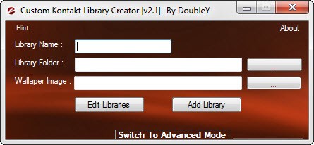 custom library creator doubley